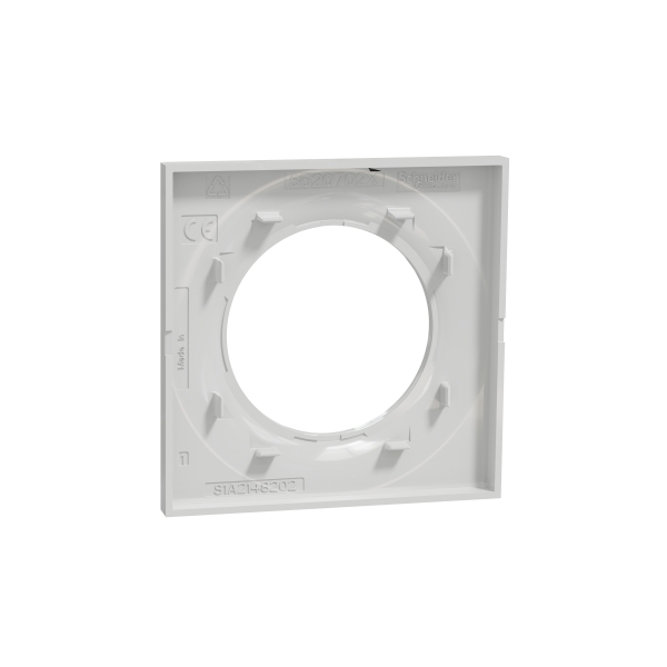 Schneider - Odace - Styl - Plaque 1 poste - Gris - Réf : S520702A1