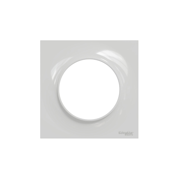 Schneider - Odace - Styl - Plaque 1 poste - Gris - Réf : S520702A1
