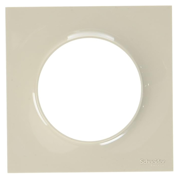 Schneider - Odace - Styl - Plaque 1 poste - Sable - Réf : S520702B1