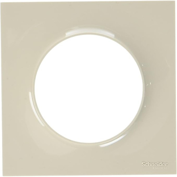 Schneider - Odace - Styl - Plaque 1 poste - Sable - Réf : S520702B1