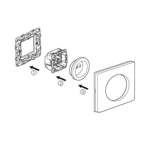 Legrand Céliane - Mécanisme PC 2P+T - 16A - Réf.: 067111