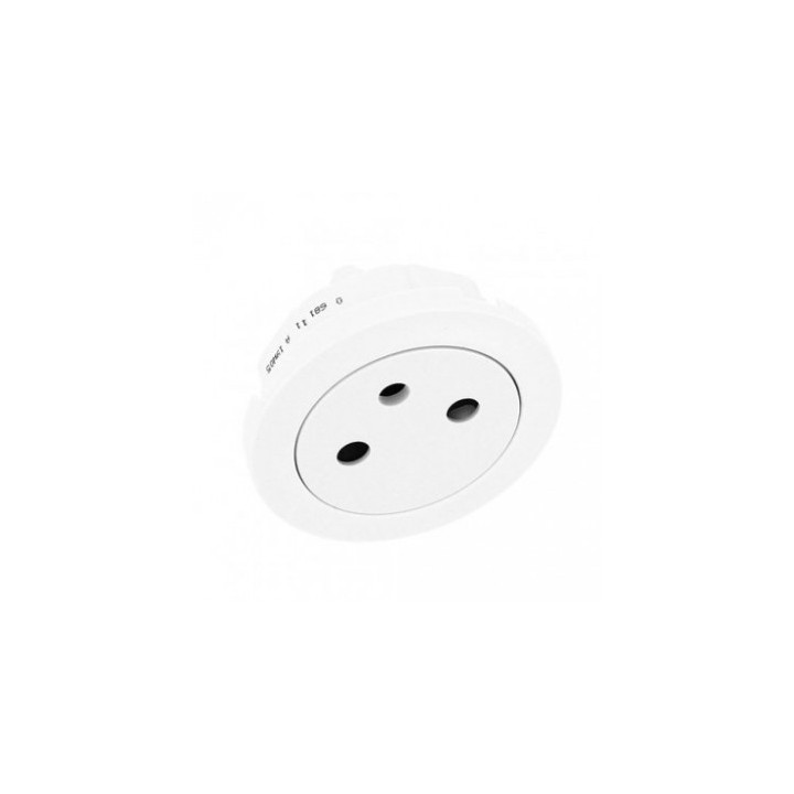 Legrand Céliane - Enjoliveur PC 2P+T blanc - affleurant - Surface - Réf : 068111