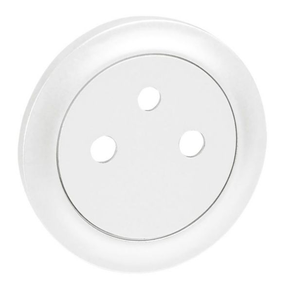 Legrand Céliane - Enjoliveur PC 2P+T blanc - affleurant - Surface - Réf : 068111