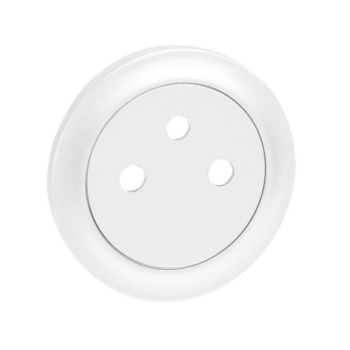 Legrand Céliane - Enjoliveur PC 2P+T blanc - affleurant - Surface - Réf : 068111