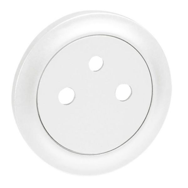 Legrand Céliane - Enjoliveur PC 2P+T blanc - affleurant - Surface - Réf : 068111