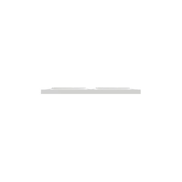 Schneider - Odace - Styl - Plaque 2 postes - entraxe 71mm - Gris - Réf : S520704A1