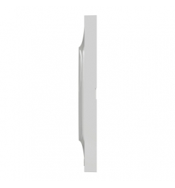 Schneider - Odace - Styl - Plaque 2 postes - entraxe 71mm - Gris - Réf : S520704A1