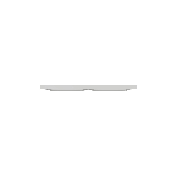 Schneider - Odace - Styl - Plaque 2 postes - entraxe 71mm - Gris - Réf : S520704A1