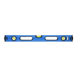 Hogert - Niveau en aluminium - 100 cm - 3 niveaux à bulle - Réf : HT4M010
