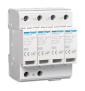 Hager - Parafoudre 4P débrochable 40KA type 2 avec voyant fin de vie et auxiliaire de contact - Réf : SPB440R
