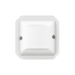 Legrand - Plexo - Détecteur mural universel - Infrarouge - Composable - Blanc - IP55/IK08 - Réf : 069520LA
