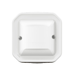 Legrand - Plexo - Détecteur mural universel - Infrarouge - Saillie - Blanc- IP55/IK07 - Réf : 069520LA+069689L