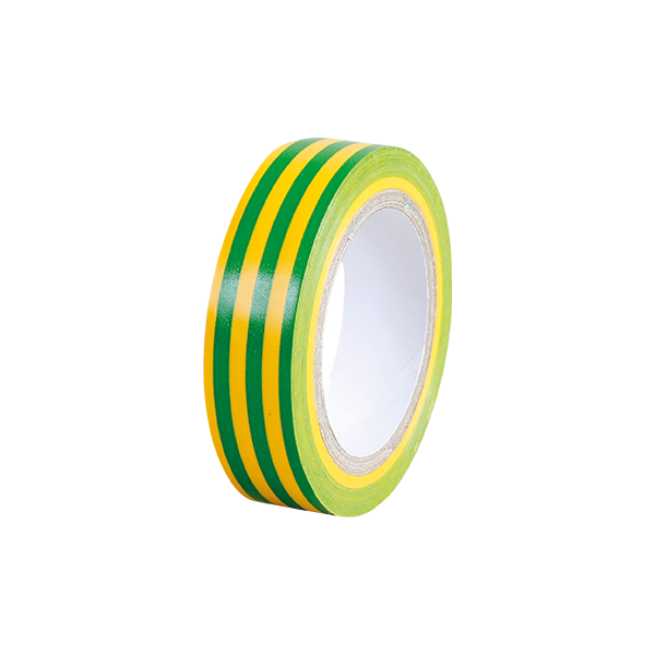 Euro'Ohm - Ruban Adhésif Vert/Jaune Multi Usage 15mm x 10m - Réf : 72001