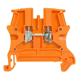 Legrand - Bloc jonction Viking 3 - À vis - Orange - Section 2.5mm² - 1 entrée & 1 sortie - Pas 5 mm - Réf : 037120