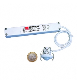 B.E.G - Mini détecteur de mouvement infrarouge LUXOMAT - 360° - Blanc - PD9-1C-FP-BL - Ref : 92902