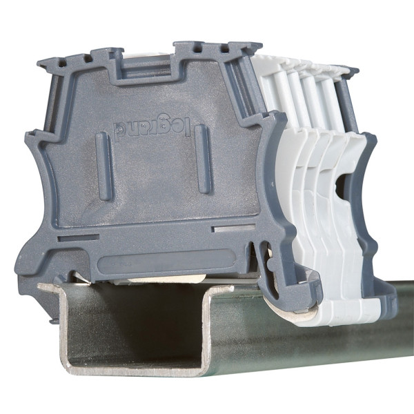 Legrand - Butée de blocage pour bloc de jonction Viking 3 - Pas 6 mm - Réf  037510