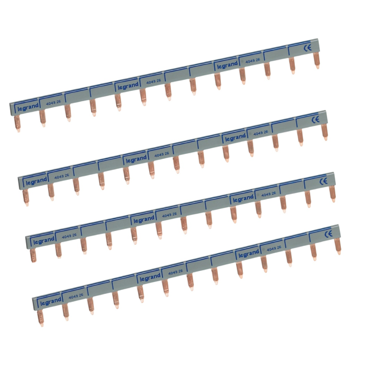 Legrand - Peignes d'alimentation 13 Modules Universel PH + N - Réf. : 404926x4