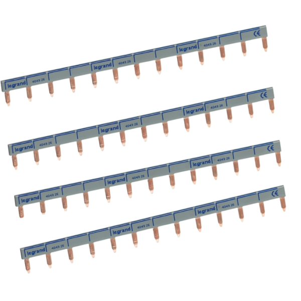 Legrand - Peignes d'alimentation 13 Modules Universel PH + N - Réf. : 404926x4