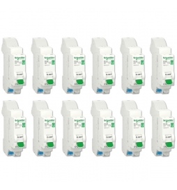 SCHNEIDER - LOT DE 12 DISJONCTEURS XE AUTO 16A - R9EFC616