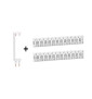Schneider - Resi9 XE- LOT de 1 Peigne Verticale + 2 Horizontale 13M - Pour tableaux 2 Rangées - Ref. : R9EXHS13x2+R9EXV