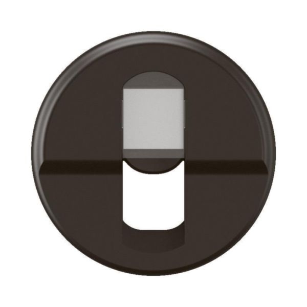 Legrand - Céliane 2024 - Enjoliveur pour prise simple RJ45 blindée catégorie 6A STP Grade 3 TV - Noir - Réf : CN0346