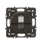 Legrand - Céliane 2024 - Prise RJ45 simple Cat.6 FTP complète noire - SANS PLAQUE - 1 poste - Réf : CZ0345