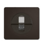 Legrand - Céliane 2024 - Prise RJ45 simple Cat.6A STP complète noire - 1 poste - Réf : 080251 + CM0346 + CN0346 + CP0101