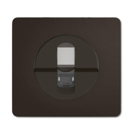 Legrand - Céliane 2024 - Prise RJ45 simple Cat.6 FTP complète noire - 1 poste - Réf : 080251 + CM0345 + CN0346 + CP0101