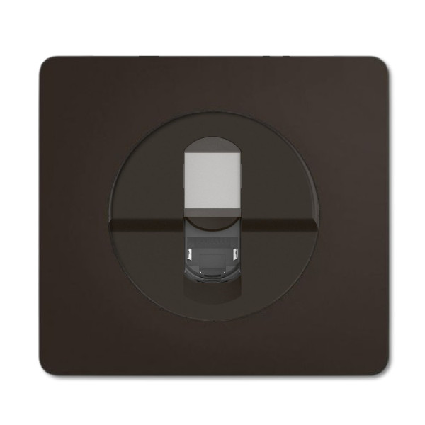 Legrand - Céliane 2024 - Prise RJ45 simple Cat.6 FTP complète noire - 1 poste - Réf : 080251 + CM0345 + CN0346 + CP0101