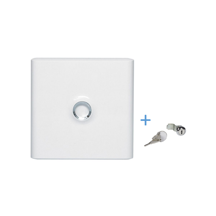 Legrand - Porte Blanche pour tableau DRIVIA - 13 Modules 1 Rangée + serrure - Réf. : 401331+401391