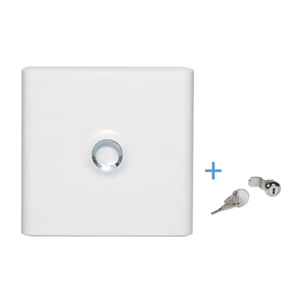 Legrand - Porte Blanche pour tableau DRIVIA - 13 Modules 1 Rangée + serrure - Réf. : 401331+401391