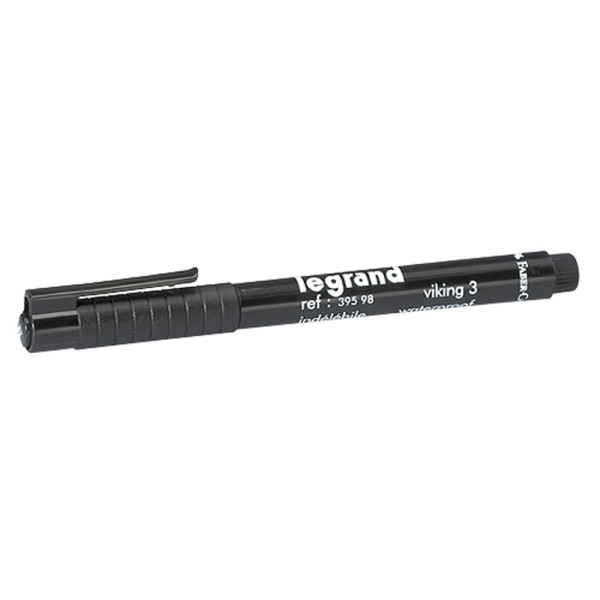 Legrand - Stylo feutre noir indélébile pour repérage - Réf : 039598