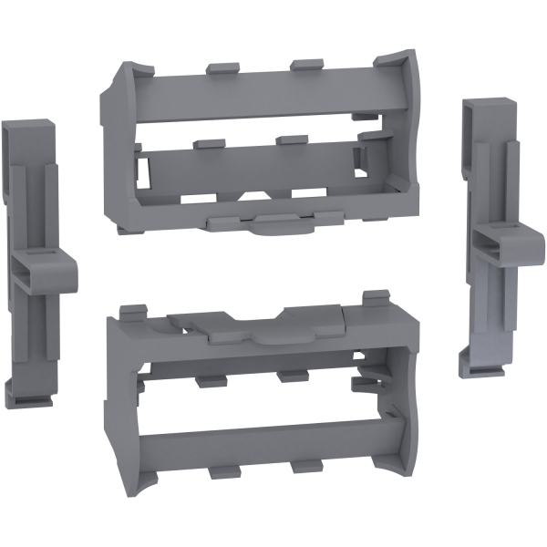 Schneider - Resi9 - Kit supports borniers pour coffrets Resi9 et Prisma ou tout rail Din - Réf : LGYT601R