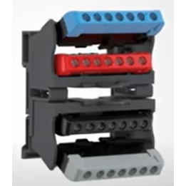 Schneider - Resi9 - Kit supports borniers pour coffrets Resi9 et Pragma ou tout rail Din - Réf. : LGYT601R+R9H13411 + R9H13411P