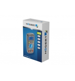 Multimètre numérique universel Hogert HT1E602, mesure jusqu’à 600V, catégorie de sécurité CAT III - vue 3