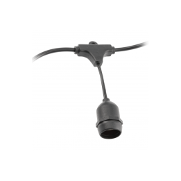 GTV Lighting - Guirlande de jardin - 10m - E27 - 220-240V - Réf : AE-GIR10-10