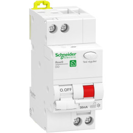 Schneider - Resi9 XP - disj diff - 1P+N - 25A - 30mA - courbe C - type Fsi - Réf : R9PDCF25