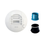 Atlantic - Kit bouche BHB hygroréglable - Bouches sanitaires à piles détection présence Ø80mm 15 à 45m³/h - Réf : 526586