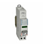 Legrand - Inter à Poussoir 20A double fonction - 250V - 1 NO + voyant vert - 412914