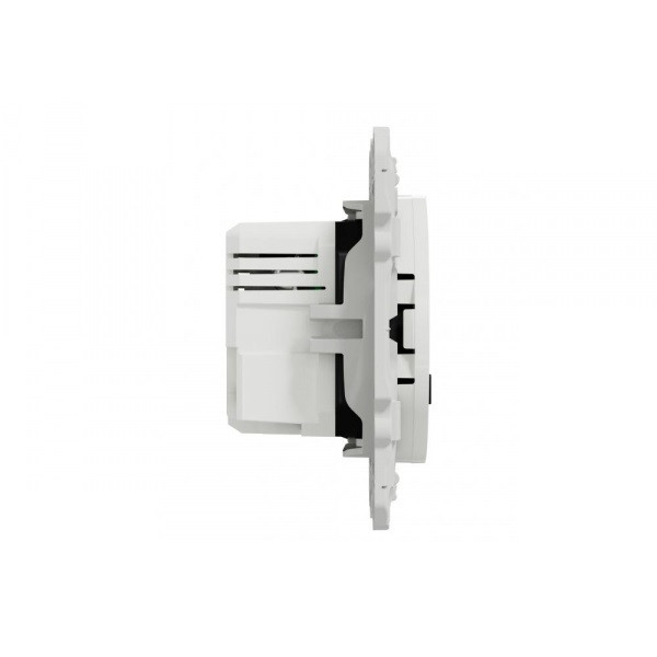 Schneider - Odace 2011 - Prise double USB - Type A+C - 2.4A - Blanc - Réf : S520401