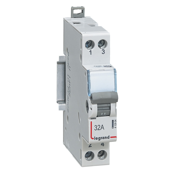 Legrand - Interrupteur inverseur 32A - Interrupteur NO + NF - 1 M - 250V - Réf : 412904