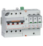 Legrand - Parafoudre basse tension T2, protégé - Imax 20 kA/pôle- 3P+N 320V - 8 mod - 412211