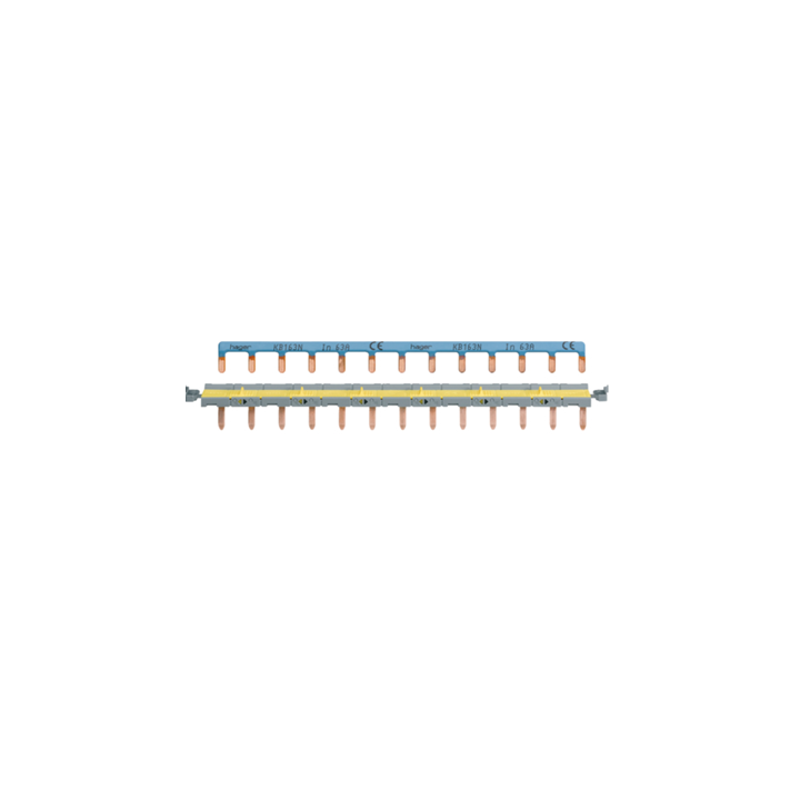 Hager - Peignes d'alimentation Phase+Neutre - Système AUTO 13M - Réf : KBS763