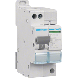 Hager - Parafoudre Mono auto-protégé 15KA - Réf : SPN715D