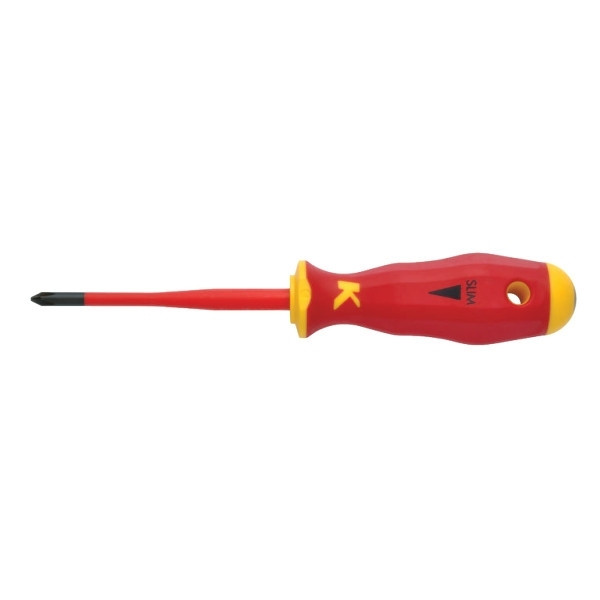 Klauke - Tournevis cruciforme Phillips PH2 isolé 1000V - Réf : KL110PH2IS