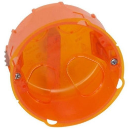 Legrand - Batibox - Boîte d'encastrement simple multimatériaux - Ø80 mm - Prof. 50 mm - Réf : 080188