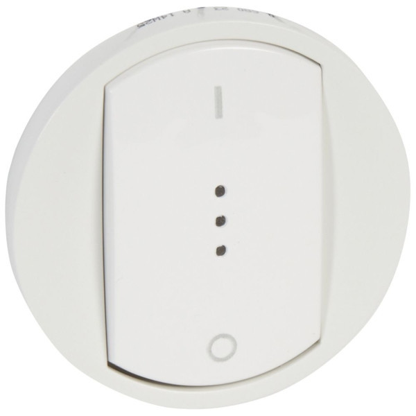 Legrand Céliane - Enjoliveur interrupteur bipolaire 20A à voyant blanc - 068023