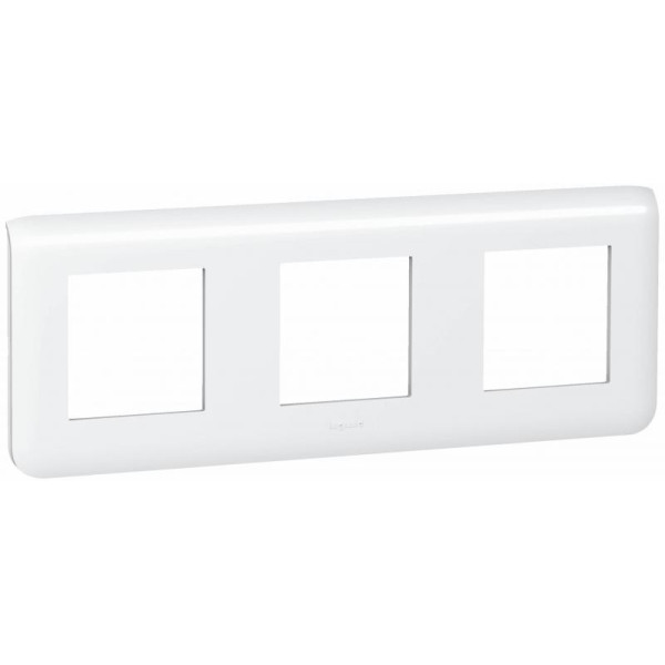 Legrand Mosaic - Plaque 3 x 2 modules - 3 postes (6M) - horizontal - 078806