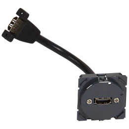 Legrand Céliane - Mécanisme Prise HDMI Audio/video Type A - pré-connectorisée - 067377