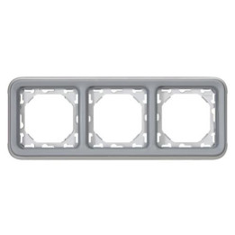 Legrand Plexo - Support gris encastrable pour Plexo composable - Hor. - 3 postes - 069687